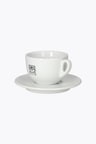La Marzocco linea Cappuccino Cup Black mit Untertasse