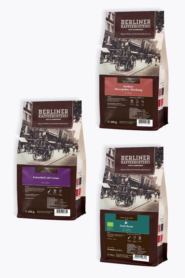 Berliner Coffeerösterei Exklusives Tasting Set 750g