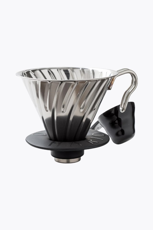 Hario V60 Metal Dripper 02 Stainless Steel Coffee Filter (Pour-Over Brewer)