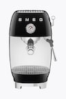 SMEG Espresso Machine 50's Style with Cold Brew Function Black
