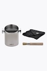 Lelit PLA360S Knock Box mit Accessories Front