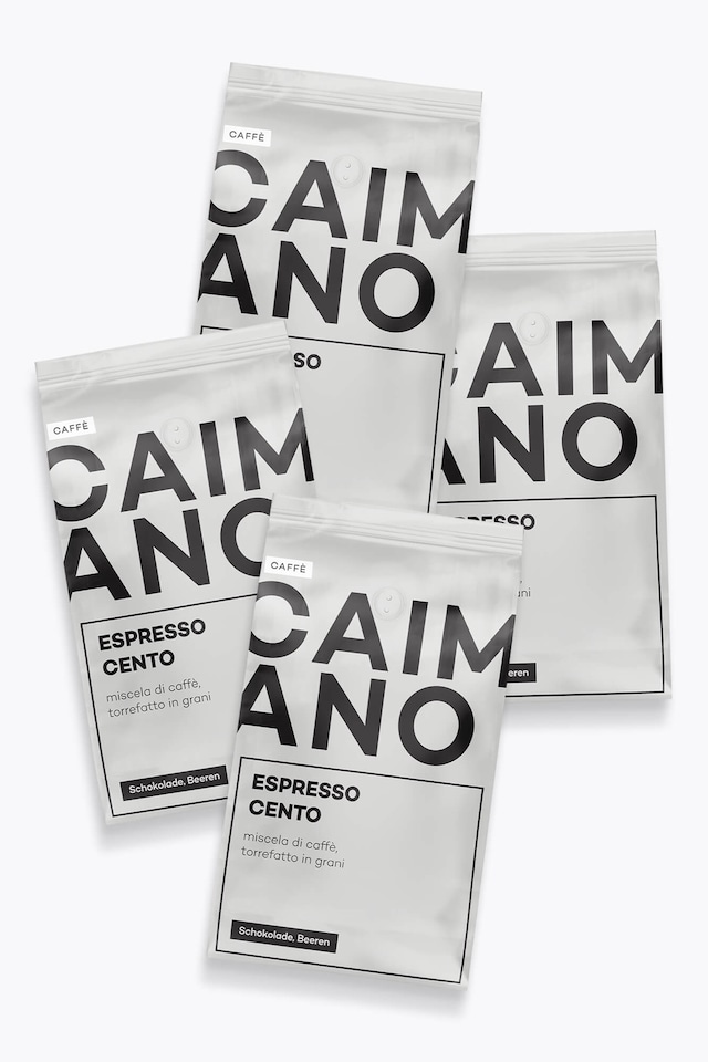 Caffè Caimano Espresso Cento Value Pack 4kg
