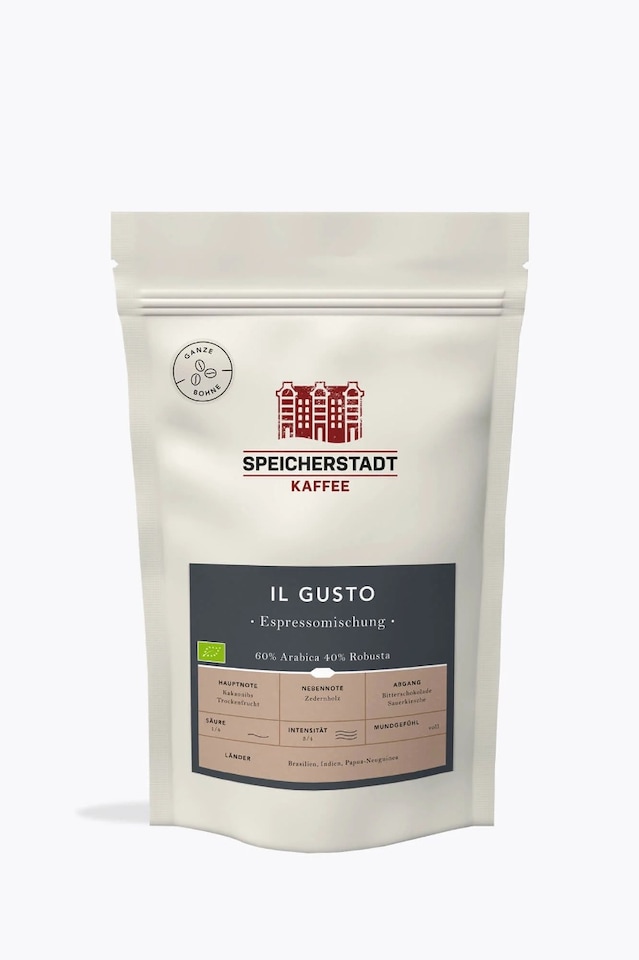 Speicherstadt Il Gusto Espresso Blend Organic 250g