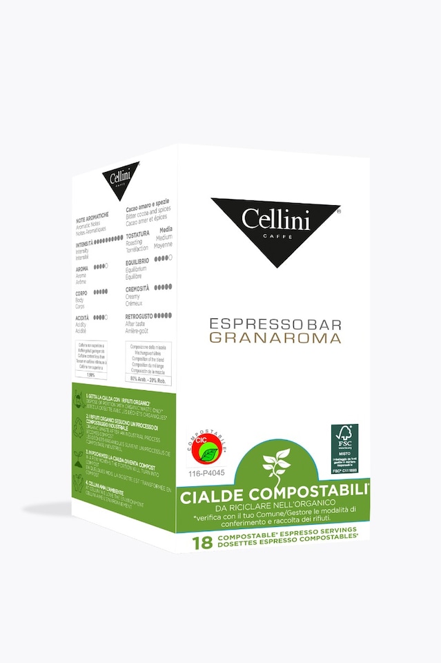 Cellini Espresso Bar Granaroma 18 E.S.E. Pads