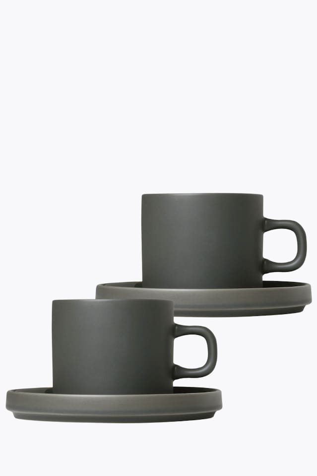 Blomus Pilar Agave Green 2-Piece Coffee Cup Set
