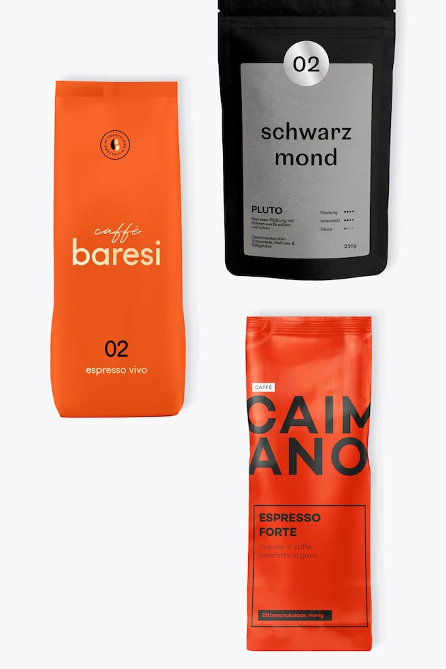 Espresso für Vollautomaten - Tasting Set 750g