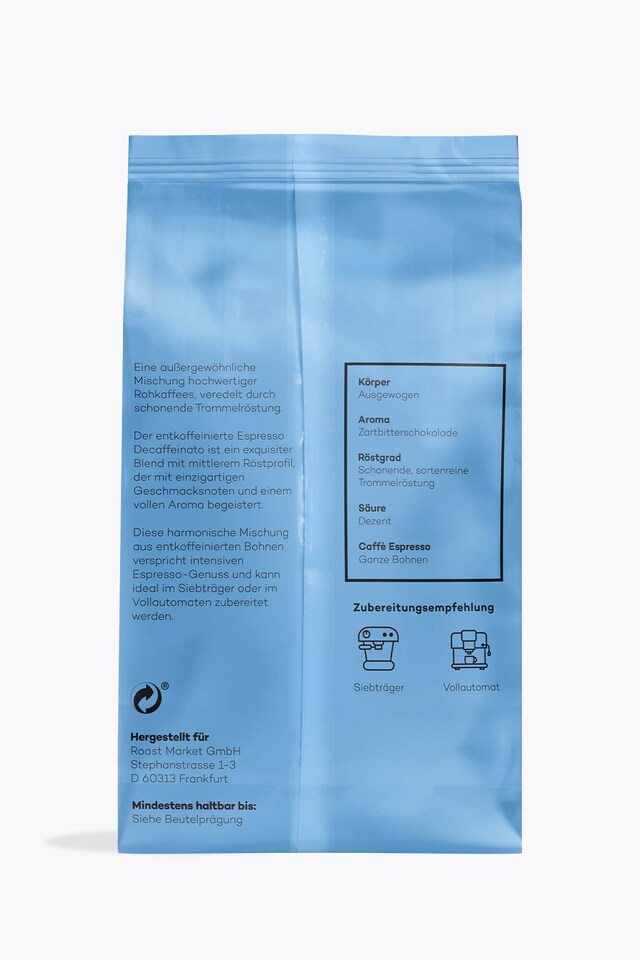 Caffè Caimano Espresso Decaffeinato 1kg