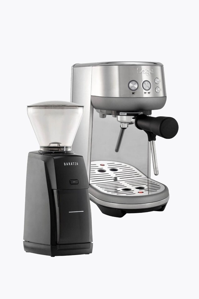 Baratza Encore ESP czarny + Sage The Bambino stal nierdzewna zestaw promocyjny