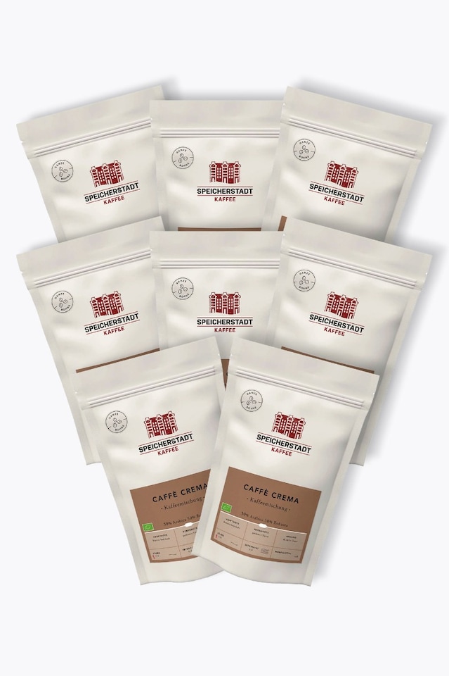 Speicherstadt Caffè Crema Bio Pack économique 4kg