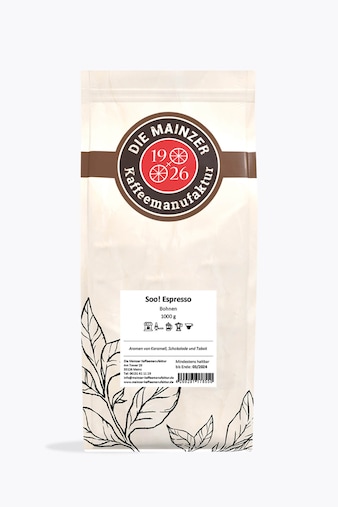 Mainzer Kaffeemanufaktur Soo! Espresso 1kg