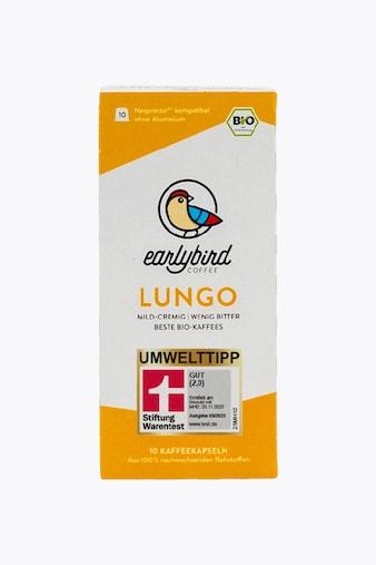 earlybird coffee Lungo Organic 10 Capsules Nespresso® Compatible