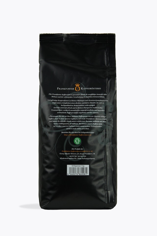 Frankfurter Coffeerösterei Espresso E3 1kg