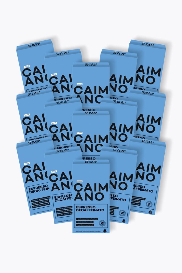 Caffè Caimano Espresso Decaffeinato 150 Nespresso® Compatible Capsules