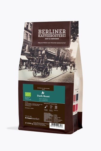 Berliner Kaffeerösterei Espresso Dark Roast Organic 1kg