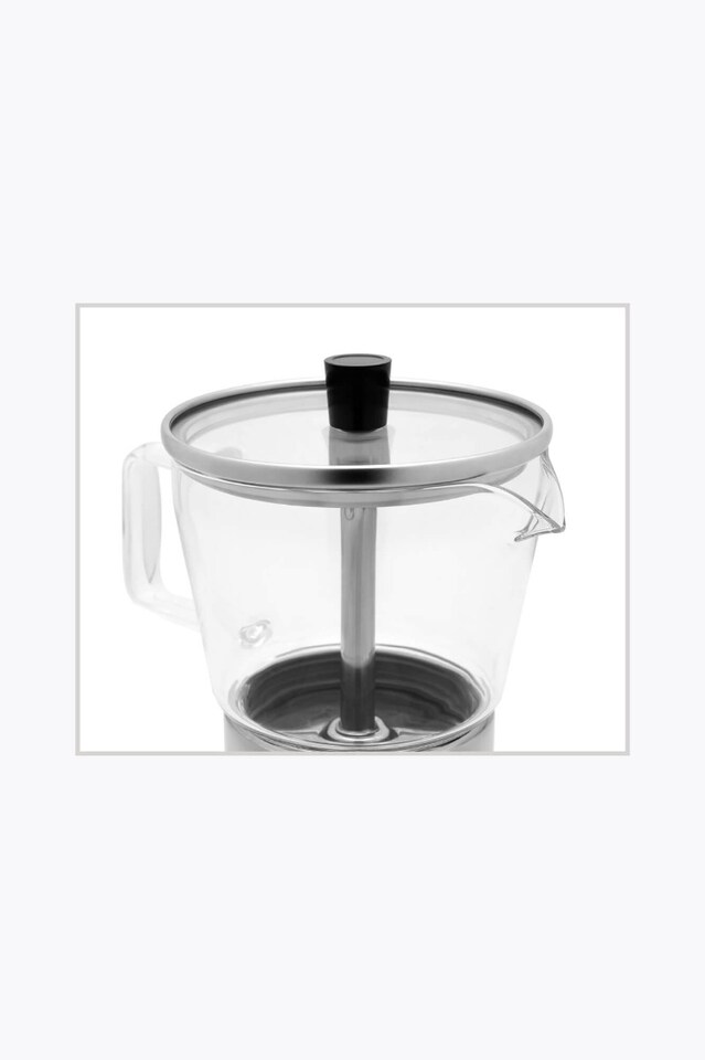 Leopold Vienna cafetière expresso Otto 4 tasses, acier inoxydable