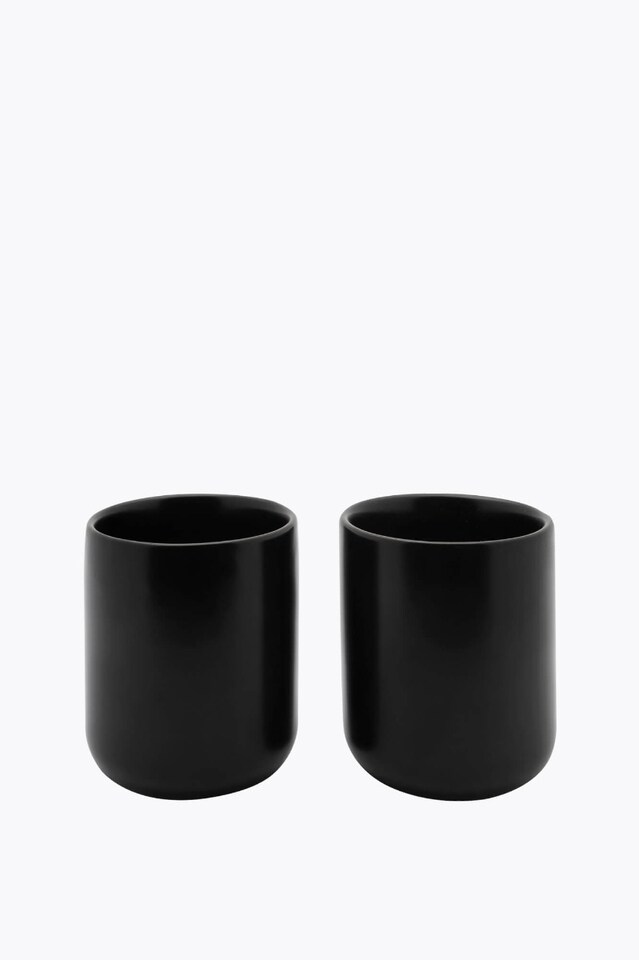 Bredemeijer Tea Mug Umea schwarz 2-er Set