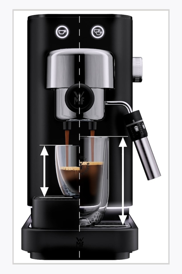 WMF Lumero Espresso machine expresso à porte-filtre noir profond