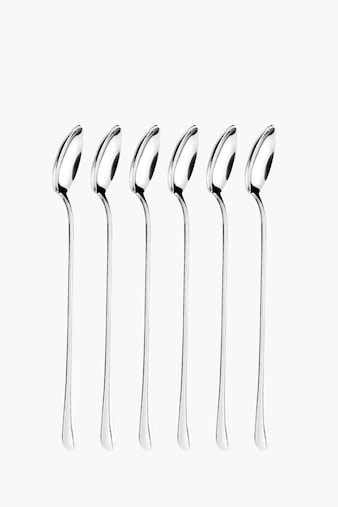 Motta Latte Macchiato Spoon Set of 6 Stainless Steel
