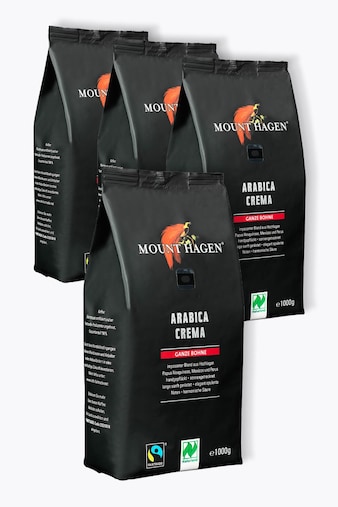 Mount Hagen Arabica Crema Organic Value Pack 4kg