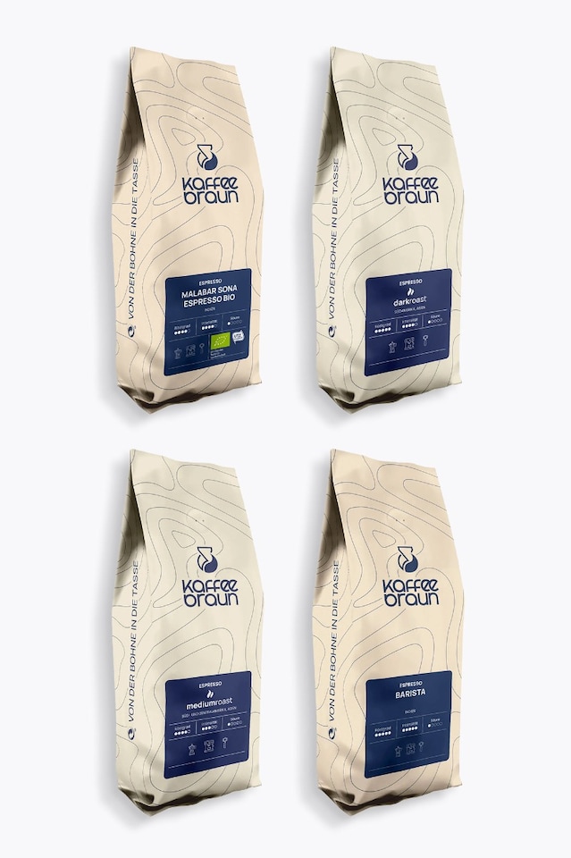 Coffee Brown Espresso Tasting Set 1kg