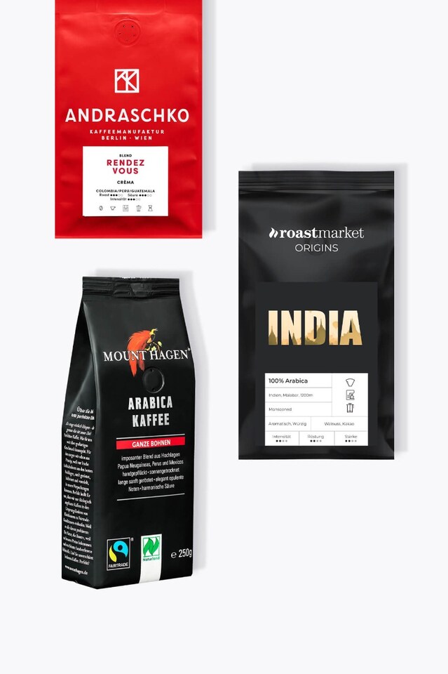 100% Arabica Coffee - Tasting Set 750g