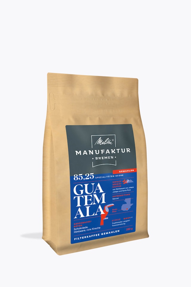 Melitta® Manufaktur Bremen Guatemala Microlot-Farm-Coffee ground 250g
