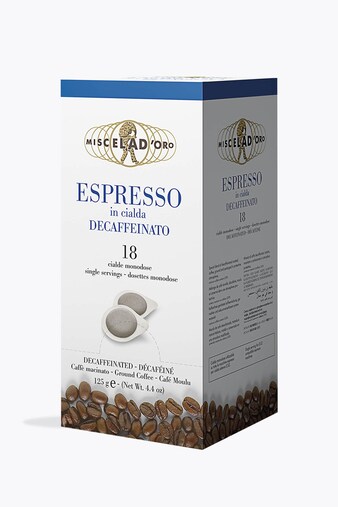 Miscela D'Oro Espresso Decaf 18 E.S.E. Pods