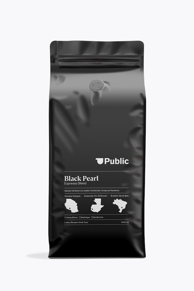 Public Coffee Roasters, Public Coffee Roasters Black Pearl Espresso 1kg, , Image 1 of 1