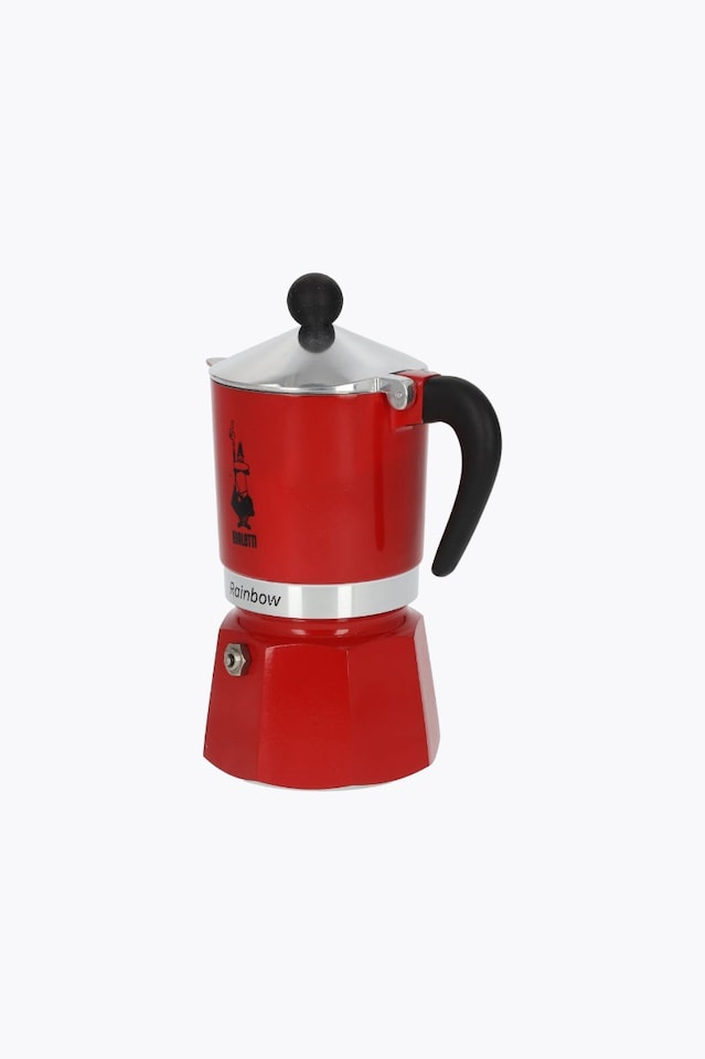 Bialetti cafetière expresso Rainbow rouge 3 tasses