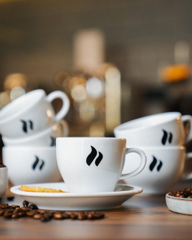 roastmarket šálek na cappuccino bílá 4er sada