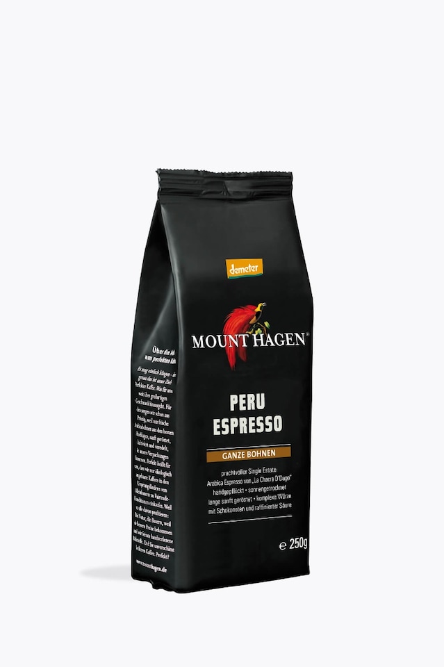 Mount Hagen Peru Espresso Organic 250g