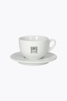 La Marzocco linea cappuccinokop sort med underkop sæt med 4