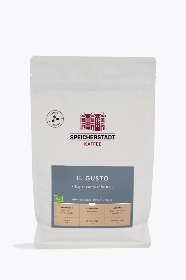 Speicherstadt Il Gusto Organic Espresso Blend 500g