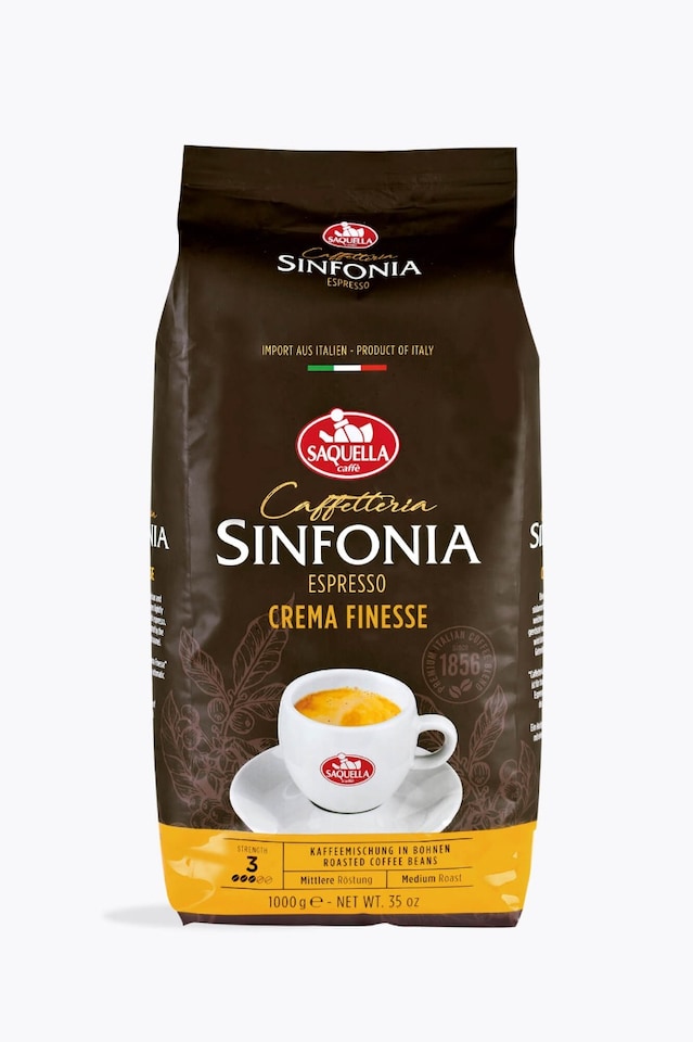 Saquella Caffetteria Sinfonia Coffee Cream Crema Finesse 1kg