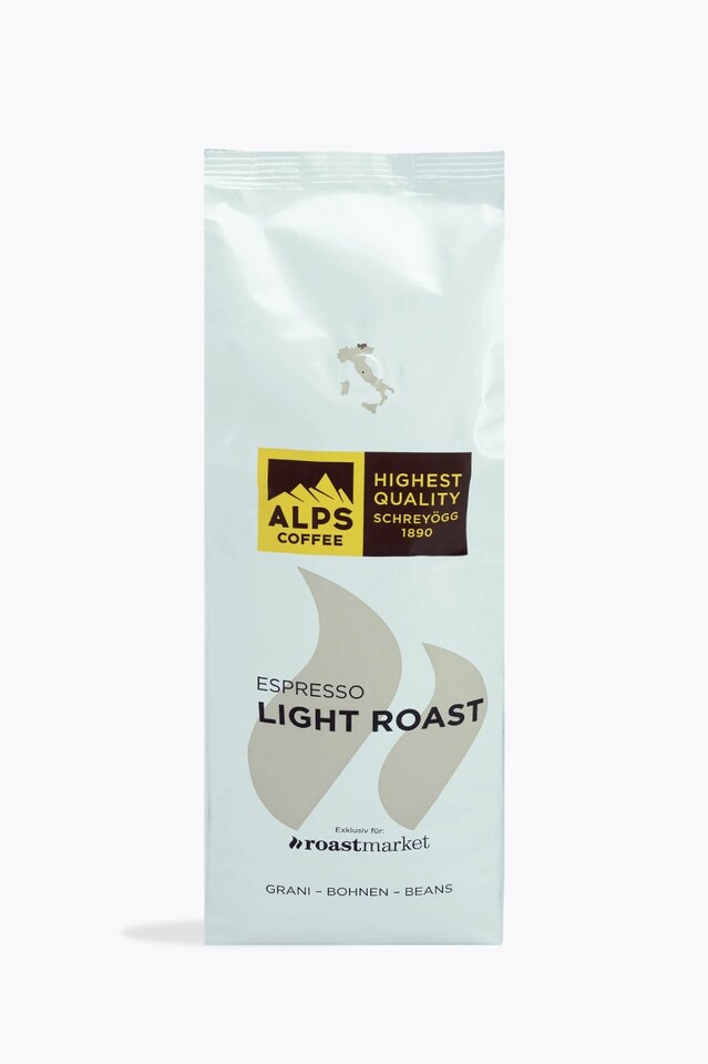 Alps Coffee tostatura chiara 1kg + Gratis vetro tazzina da espresso