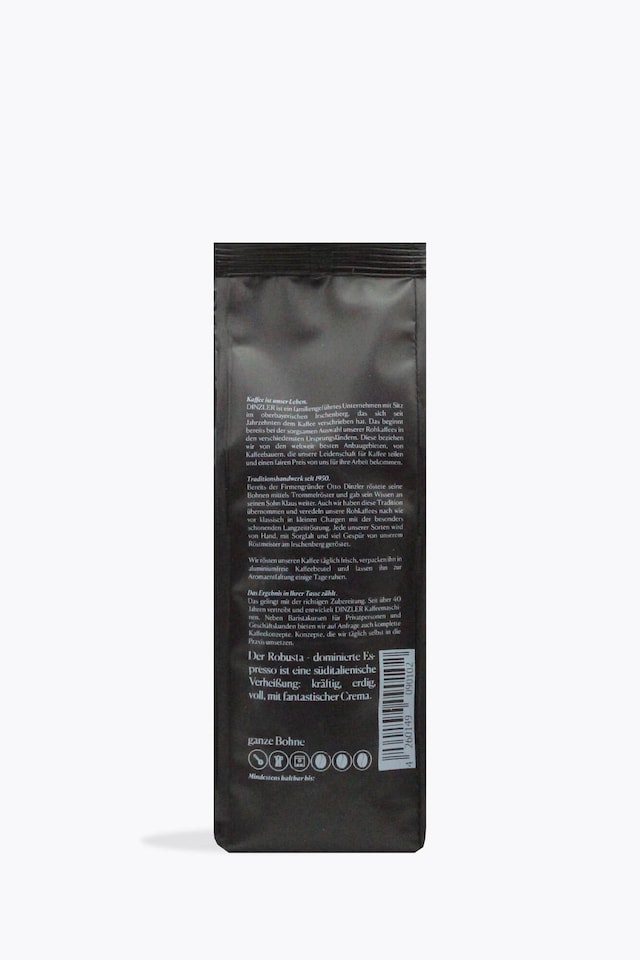Dinzler Espresso Roma 250g back