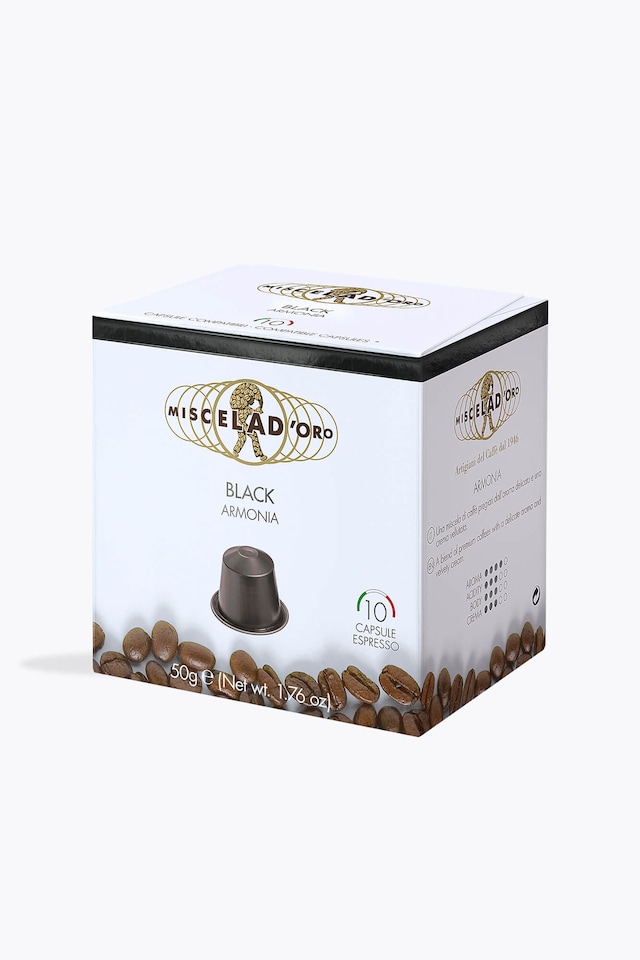 Miscela D'Oro Black 10 Capsules Nespresso® Compatible