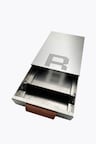 Rocket Knock Drawer Stainless Steel open