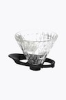 Hario V60 Glasss Dripper 02 Coffee Filter (Pour-Over Brewer) black