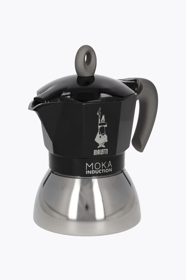 Bialetti Espressokocher New Moka Induction 4 tasses Noir