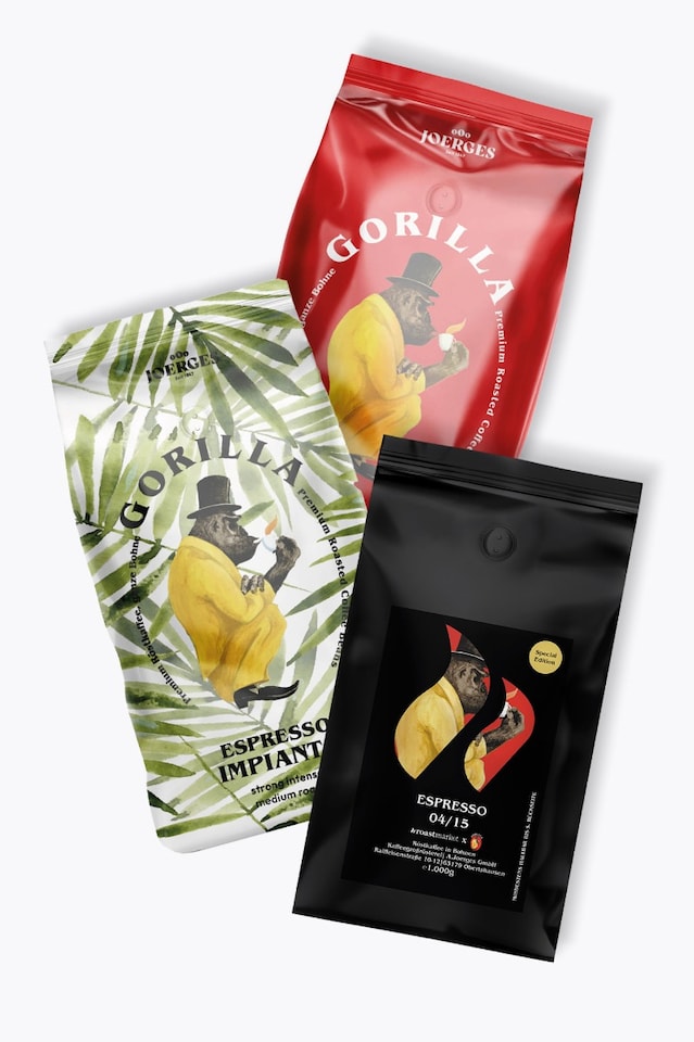 Gorilla Coffee Tasting Set 3kg
