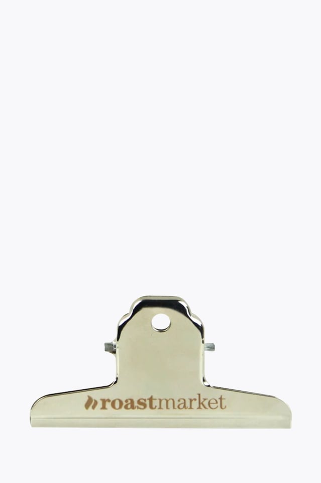 roastmarket coffee clip made of metal