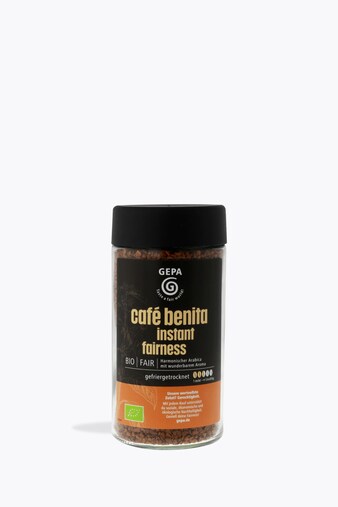 GEPA Bio Café Benita 100g Instant Coffee