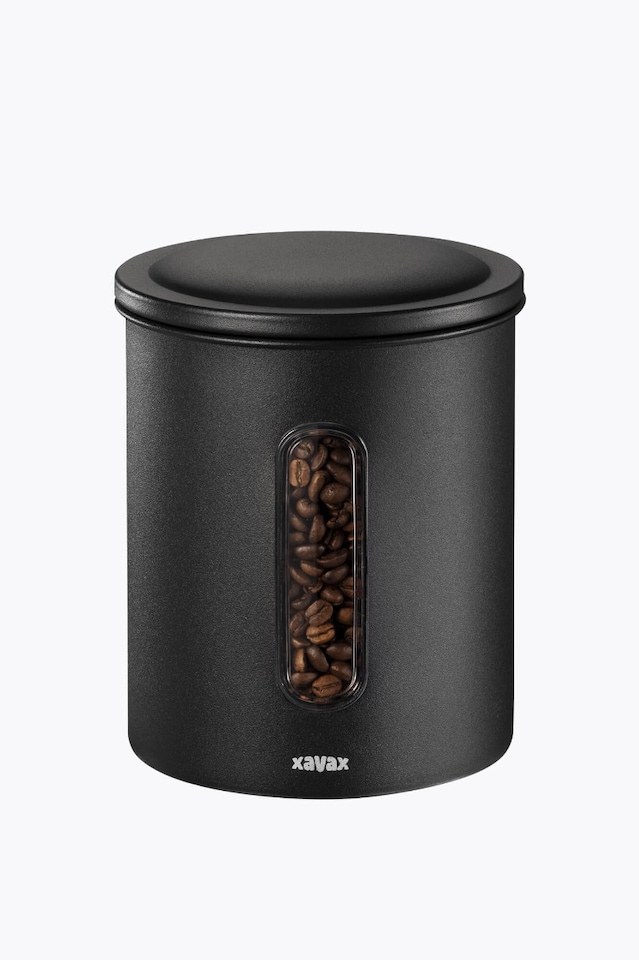 Xavax Coffee Canister 500g Black