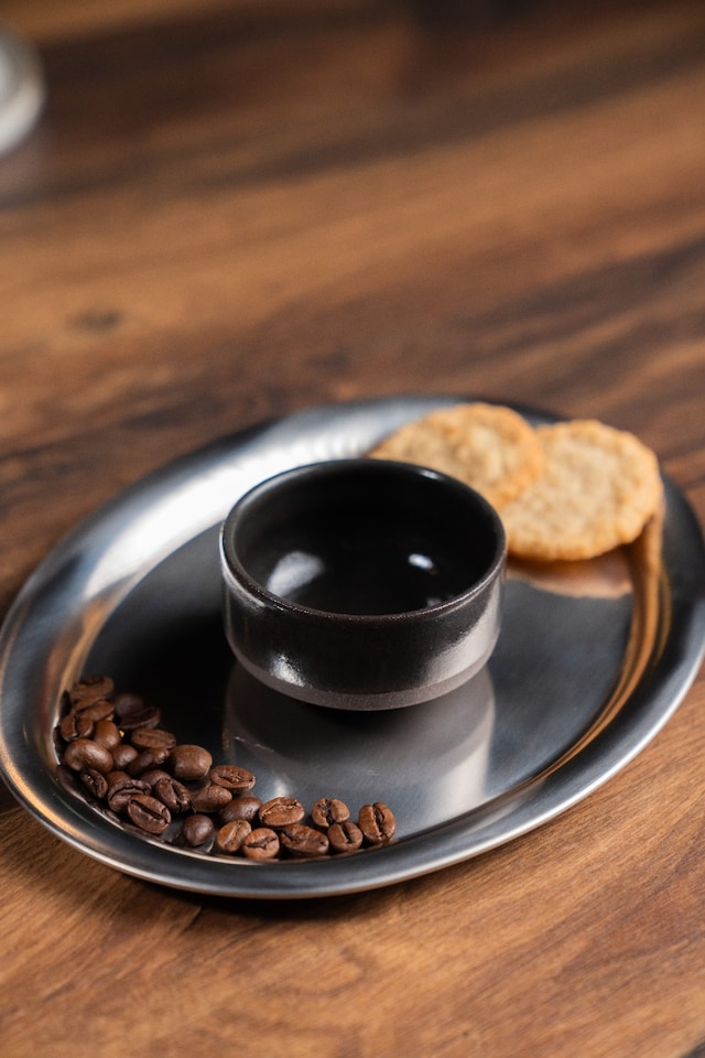 Motta Espressotablett Oval Stainless Steel