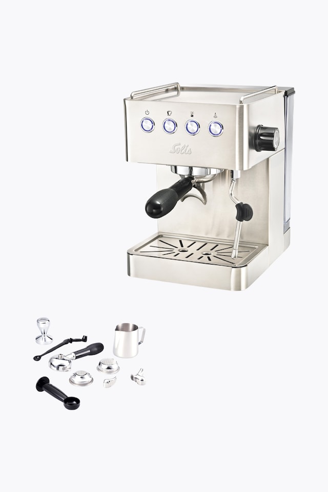 Solis Gran Gusto machine expresso à porte-filtre blanc