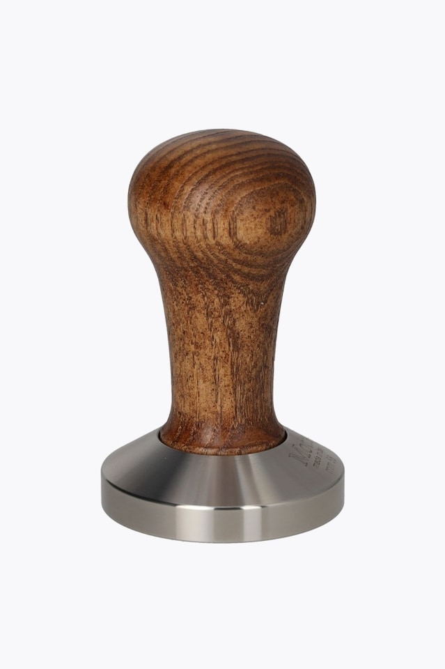 Motta Tamper Stainless Steel Convex with Wood Handle Brown 58mm