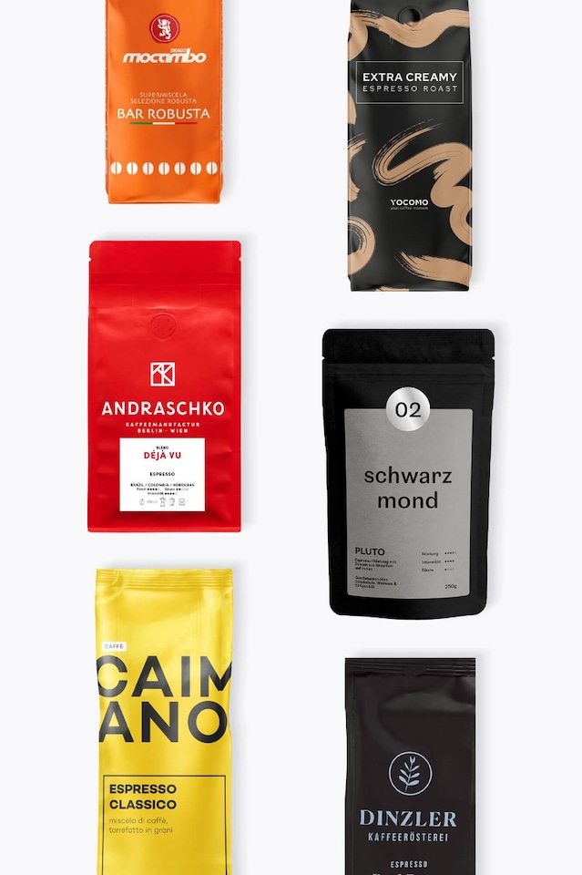 Espresso für Portafilter - Tasting Set 1,5kg