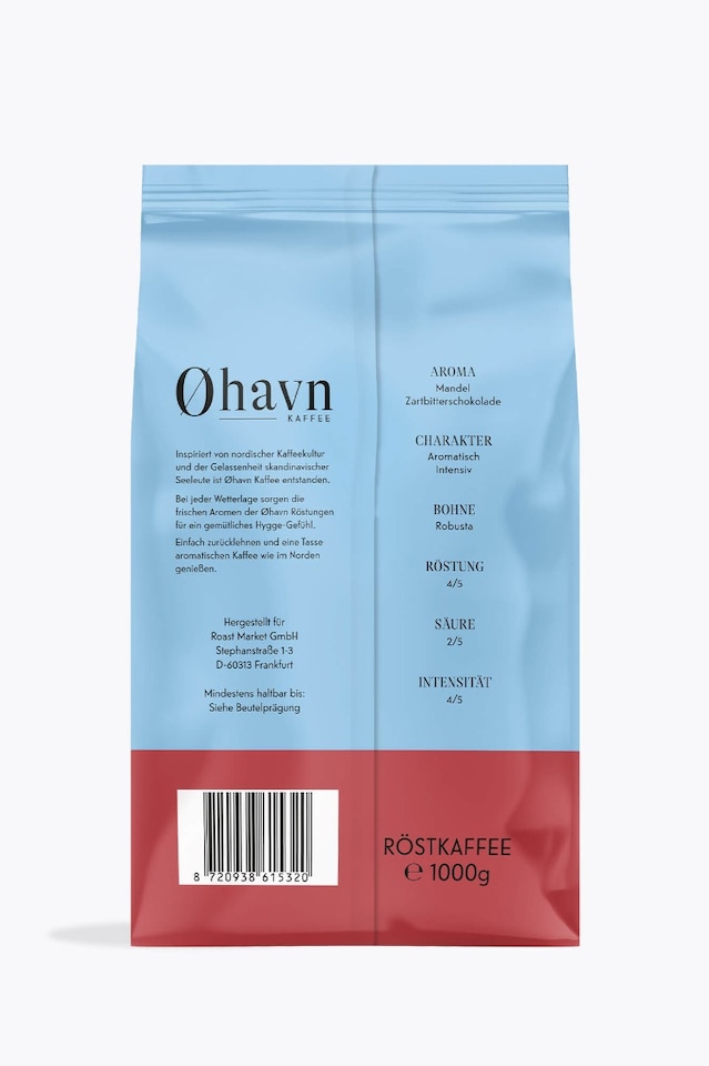 Øhavn KAFFEE Espresso Stærk Value Pack 3kg