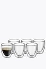 WMF Kult espresso glasses set of 6